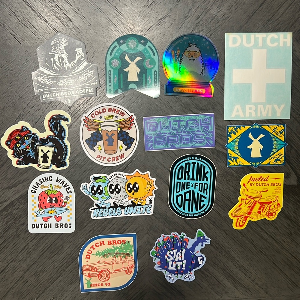 Dutch Bros Stickers